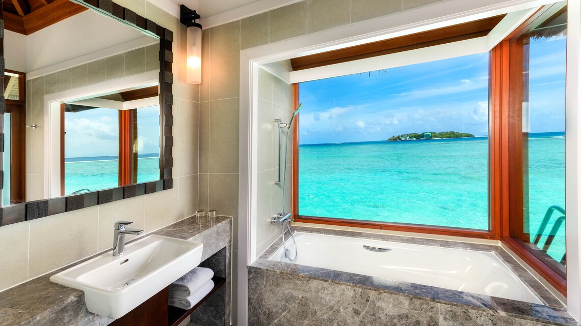 Water Bungalow at Sheraton Maldives Full Moon Resort & Spa, view 9